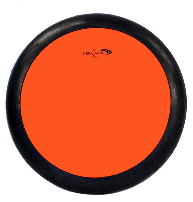 Percussion Plus Rebounder 8" Drum Practice Pad in Orange 8mm Thread
