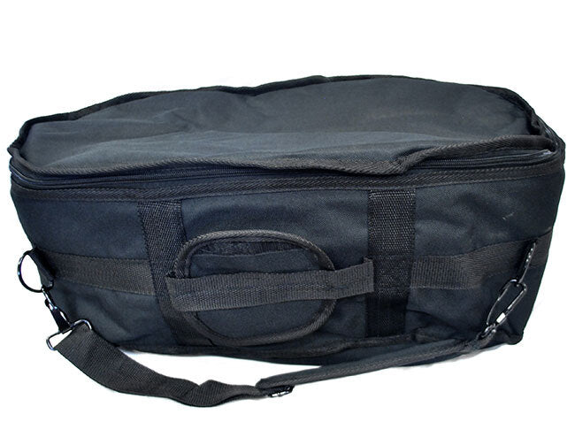Percussion Plus Bongo Carry Bag in Black Canvas Suits Bongos up to 7-1/2"