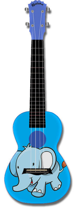 KEALOHA CONCERT UKULELE BLUE ELEPHANT