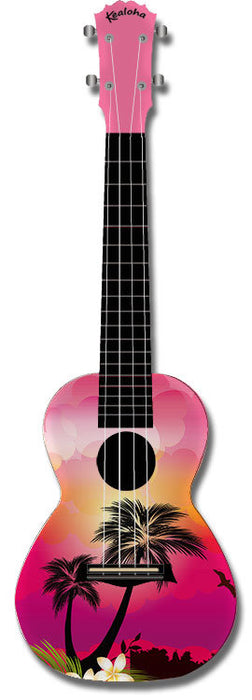 CONCERT UKULELE PALM TREES