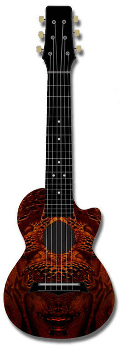 Kealoha Guitalele in Ancient Bronze Design