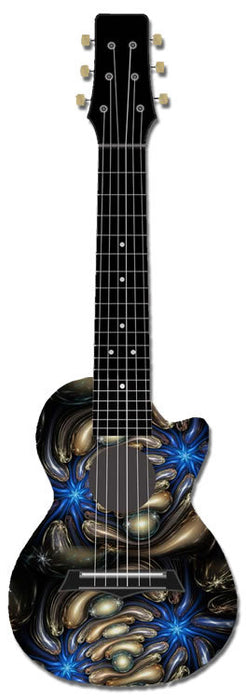 Kealoha Guitalele in Electric Blue Stars