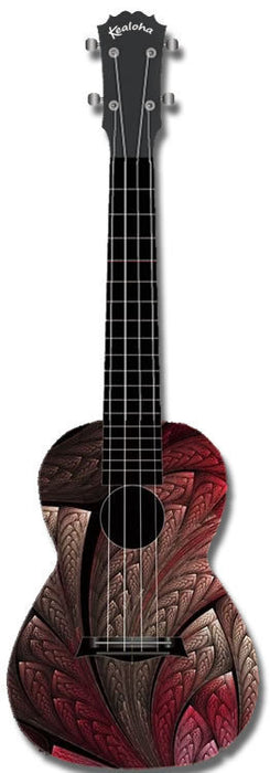 Kealoha Feather Amour Design Concert Ukulele