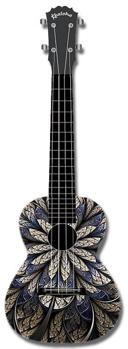 Kealoha Dungeon Flower Design Concert Ukulele