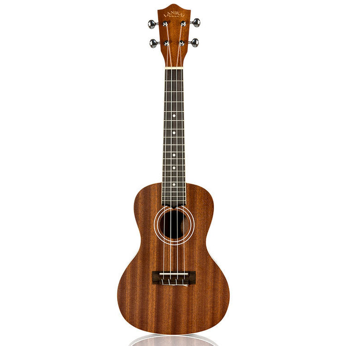 Lanikai Mahogany Series Concert Ukulele in Natural Satin Finish with Lanikai Standard Gig Bag