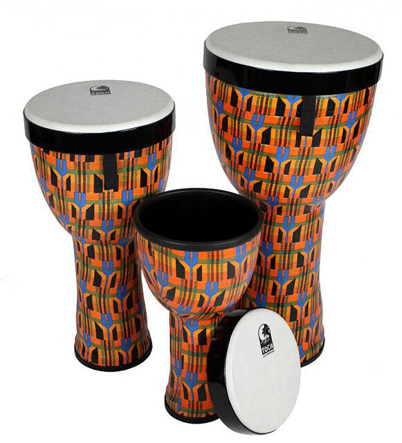 TOCA 3PC NESTING DRUMS KENTE CLOTH