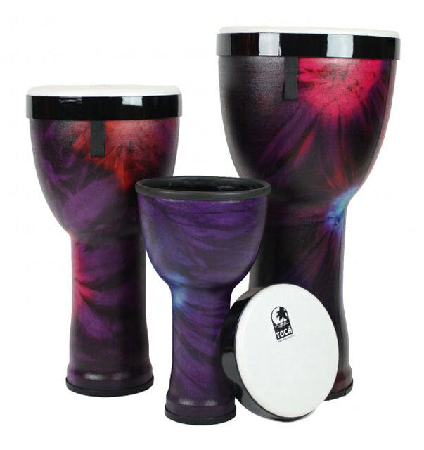 TOCA 3PC NESTING DRUMS WOOD STOCK PURPLE