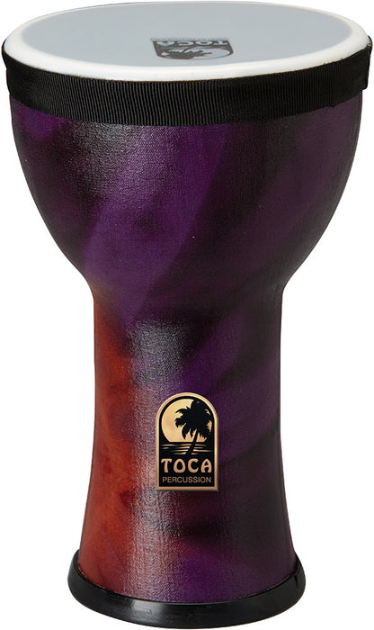 TOCA DOUMBEK WOODSTOCK PURPLE WITH 6 INCH SYNTHETIC HEAD
