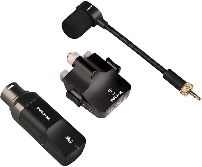 NUX SAXOPHONE WIRELESS SYSTEM CLIPS ON BELL