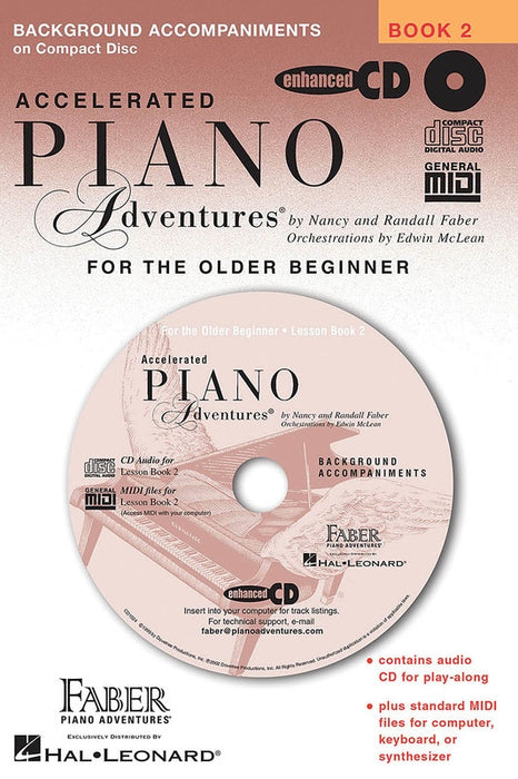 ACCELERATED PIANO ADVENTURES BK 2 LESSON CD