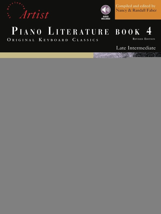 DEVELOPING ARTIST PIANO LITERATURE BK 4