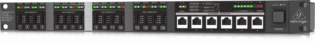 BEHRINGER POWERPLAY 16 P16-I INPUT MODULE