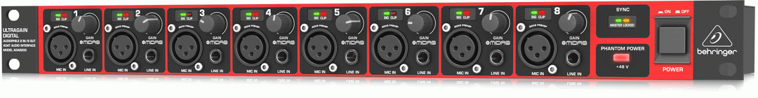 BEHRINGER ULTRAGAIN DIGITAL ADA8200