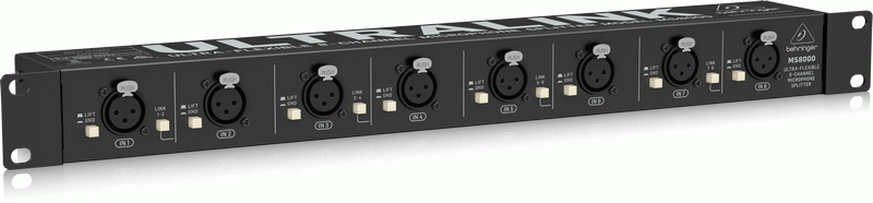 BEHRINGER MS8000 8-CHANNEL MIC SPLITTER