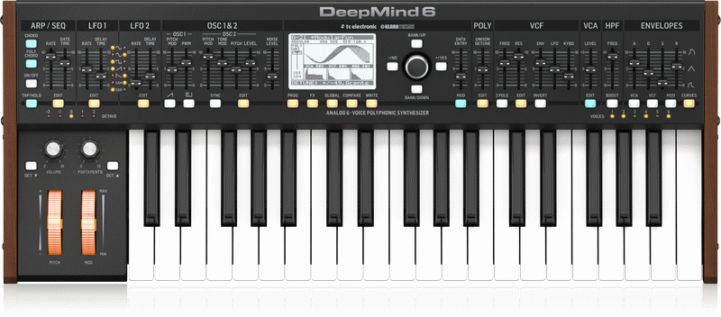 BEHRINGER DEEPMIND 6 POLYPHONIC SYNTHESIZER