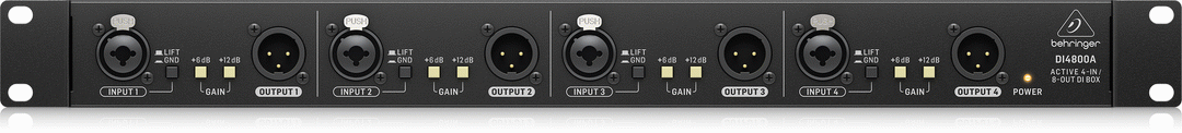 BEHRINGER DI4800A 4CH ACTIVE DI BOOSTER LINE ISO