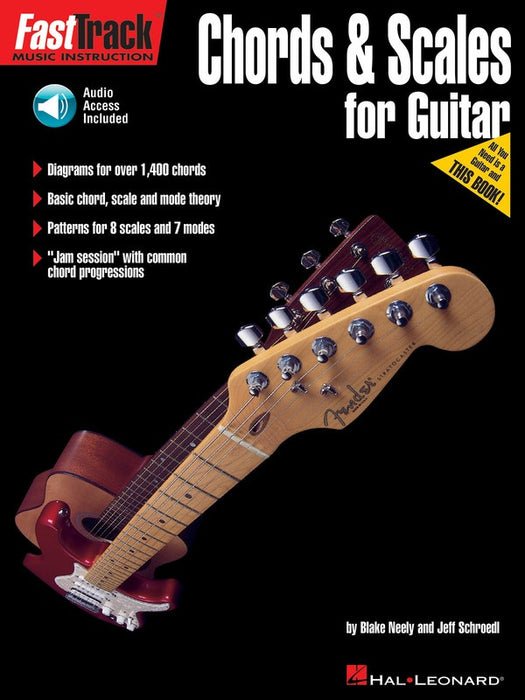FASTTRACK CHORDS AND SCALES GTR BK/CD
