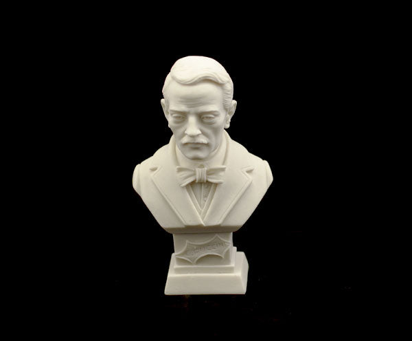 11CM COMPOSER BUST PUCCINI CRUSHED MARBLE