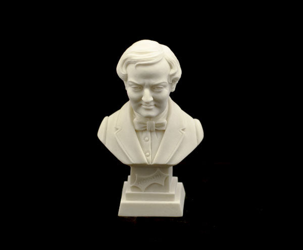 11CM COMPOSER BUST ROSSINI CRUSHED MARBLE
