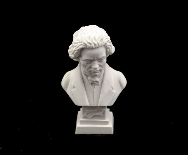 7CM BUST-CRUSHED MARBLE BEETHOVEN