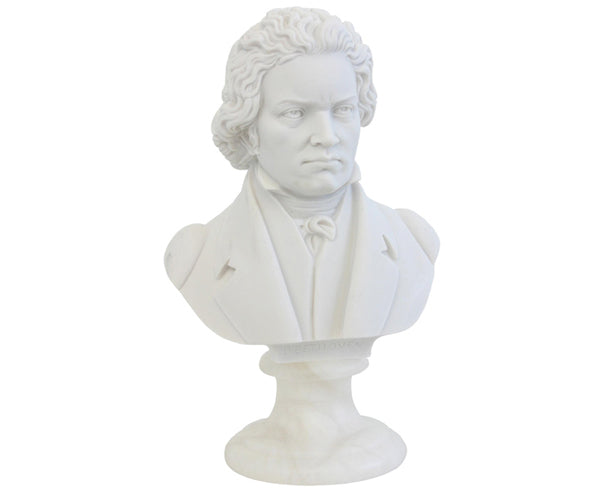 22CM BUST CRUSHED MARBLE BEETHOVEN