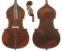 3/4 SIZE DOUBLE BASS OUTFIT AGED DARK FINISH