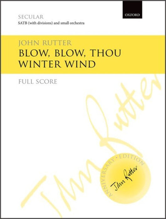 BLOW BLOW THOU WINTER WIND FULL SCORE