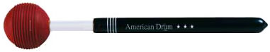 EARLY CHILDHOOD MALLETS MEDIUM RUBBER RED