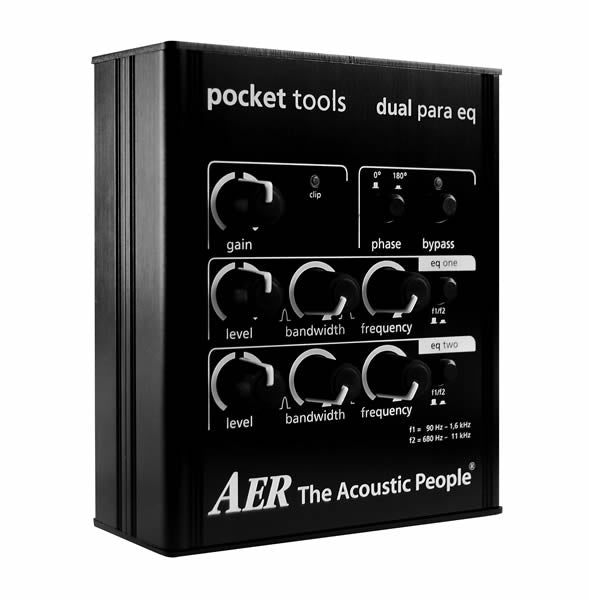 AER "Dual Para EQ" Pocket Tool Dual Band Parametric EQ with Switchable Frequencies Tools For Great Sound