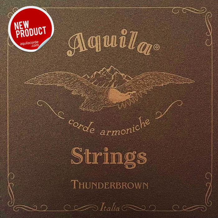 Aquila ThunderBrown 4-String Bass Uke String Set (18 - 21" Scale)