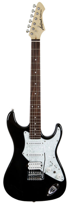 Aria 714-STD Series Electric Guitar in Black