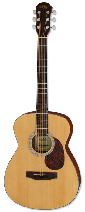 Aria ADF-01 Series Folk Body Acoustic Guitar in Satin Natural