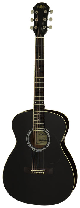 Aria AFN-15 Prodigy Series AC/EL Folk Body Guitar in Black