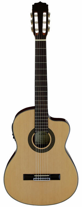 Aria AK30 Series AC/EL Classical/Nylon String Guitar with Cutaway