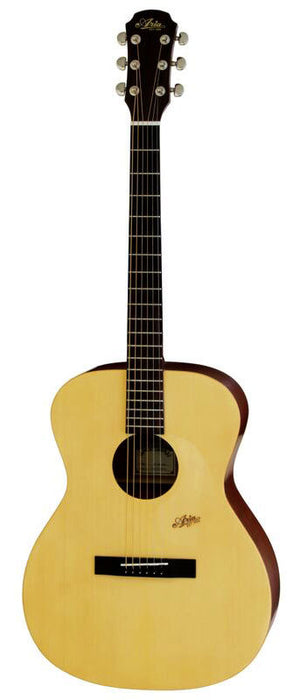 Aria MF200 Mayfair Series Folk Body Acoustic Guitar in Matt Natural