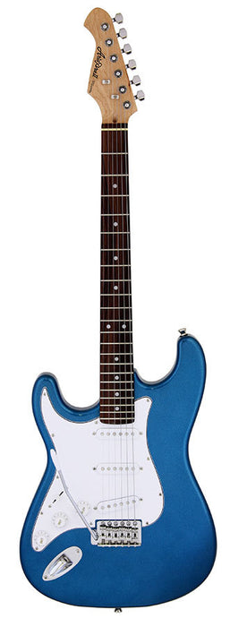 Aria STG-003 Series Left Handed Electric Guitar in Metallic Blue