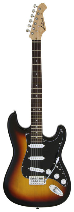 Aria STG-003SPL Series Electric Guitar in 3-Tone Sunburst