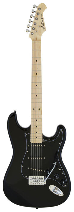 Aria STG-003SPL Series Electric Guitar in Black