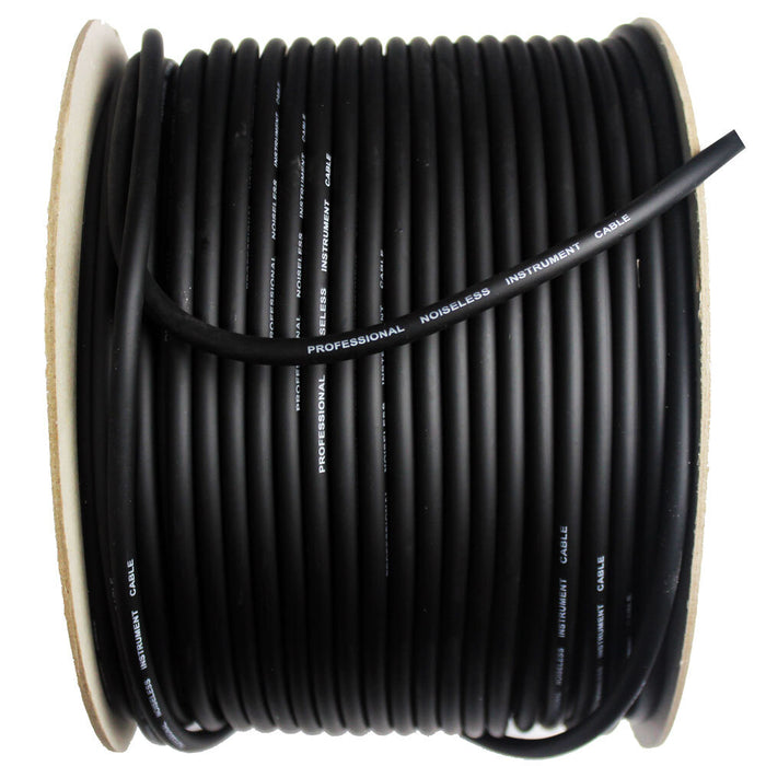 LEEM 100M GUITAR CABLE 6.50 OUTER.0.08CX60 CONDUCTOR BRAIDED SHIELDED