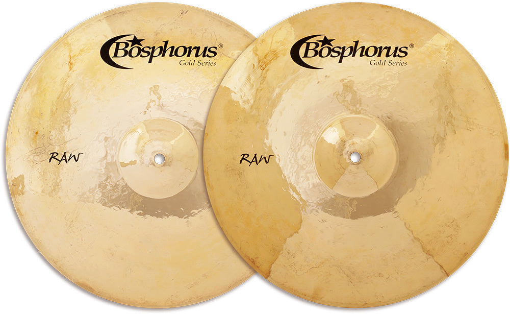 Bosphorus Gold Raw Series 14" Hi Hat Cymbals