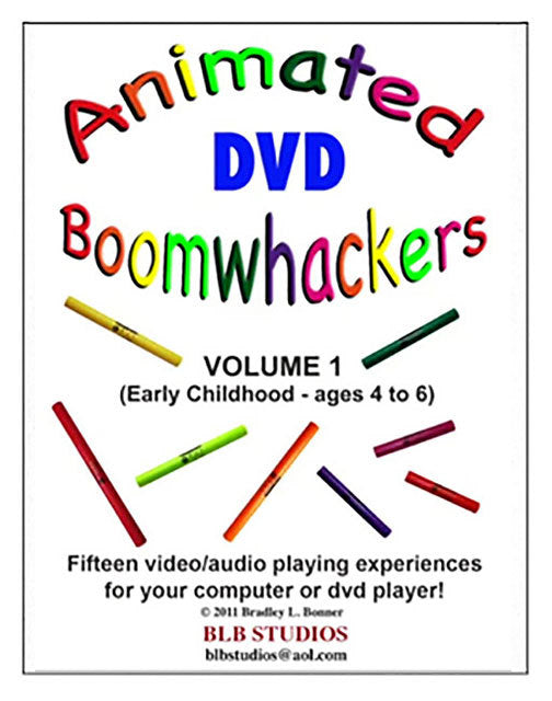 Boomwhackers "Animated Boomwhackers Volume 1" DVD Only