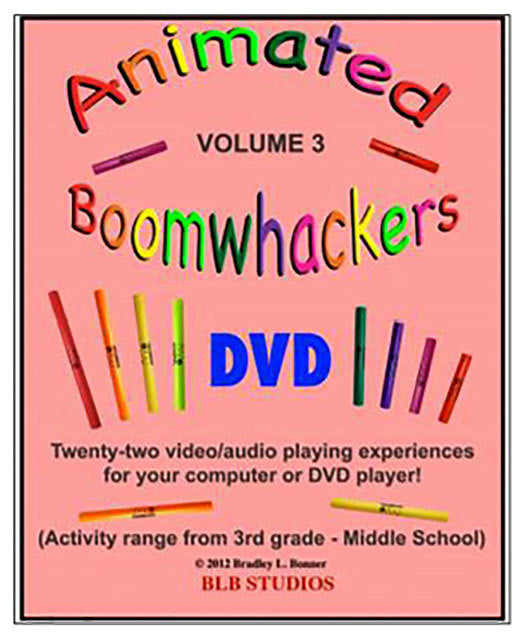 Boomwhackers "Animated Boomwhackers Volume 3" DVD Only