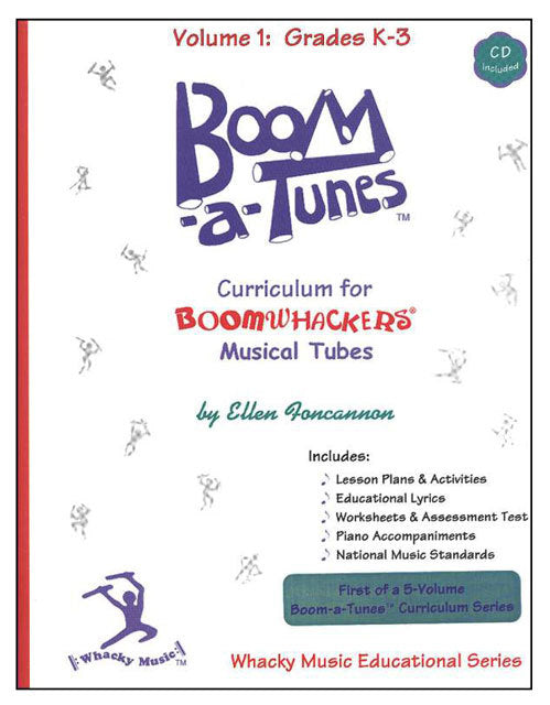 Boomwhackers "Boom-a-Tunes Volume 1" Curriculum Book/CD