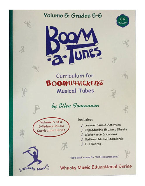 Boomwhackers "Boom-a-Tunes Volume 5" Curriculum Book/CD