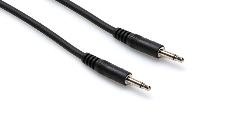 03 FT CABLE 3.5MM MALE-MONO 3.5MM MALE