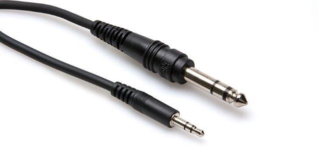 03 FT CABLE STEREO 3.5MM MALE TO 2 X 1/4 INCH MA