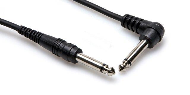 03 FT CABLE 1/4 INCH TO RA 1/4 INCH PHONE