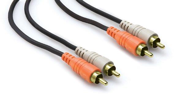 001 MTR DUAL AUDIO CABLE GOLD RCA-RCA