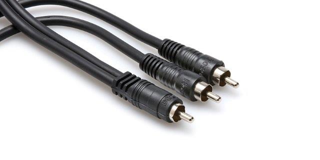 03 FT CABLE RCA MALE TO 2 X RCA MALE