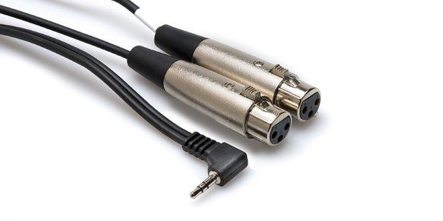 01 MTR CABLE STEREO 3.5MM MALE TO 2 X XLR FEMALE